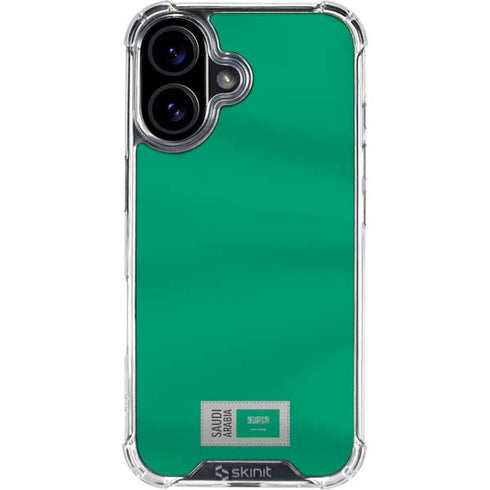 Saudi Arabia Soccer Flag iPhone 17 Clear Case